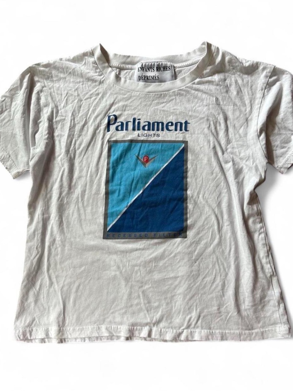 Parliament Graphic Short Sleeve Tee in White